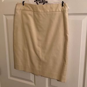 J. Crew khaki/cream/tan skirt size 6